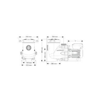 Dimensions Hayward Tri Star VSTD