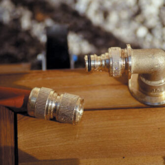 Tuinslang koppeling aansluiting Showr