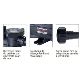 Caractéristiques du Hayward Power FLO II