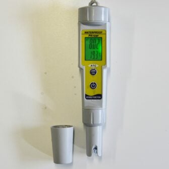 Pocket ph meter display