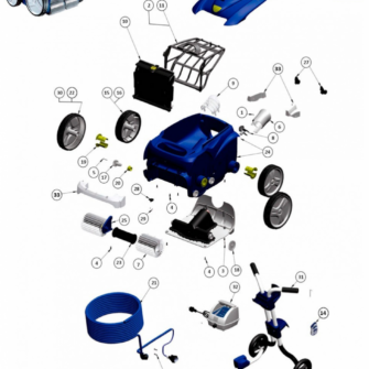 Zodiac vortex zwembadrobot spare parts