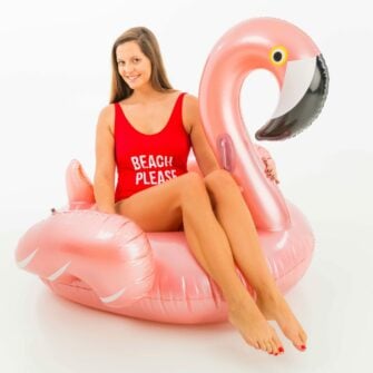 Rose Gold Flamingo