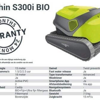 Robot de piscine Dolphin S 300i BIO