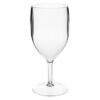 verre à vin en plastique