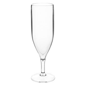 verre à champagne en plastique 17 cl