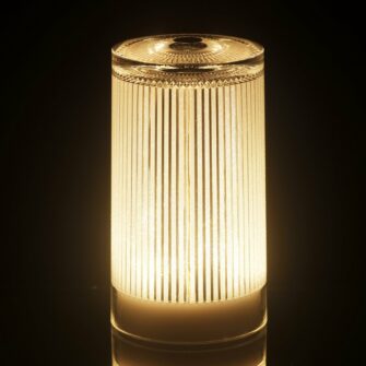 Imagilights Plisee Glitter LED-Tischlampe