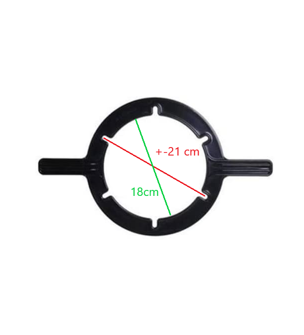 Lacron filter deksel hendel