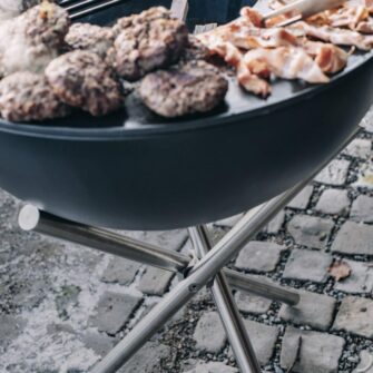 Fire bowl Bowl multifunctional with tripod