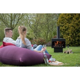 Firebox Fireplace Jersey XL BLACK