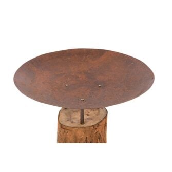 Fire bowl Firepit Logger medium Wooden base