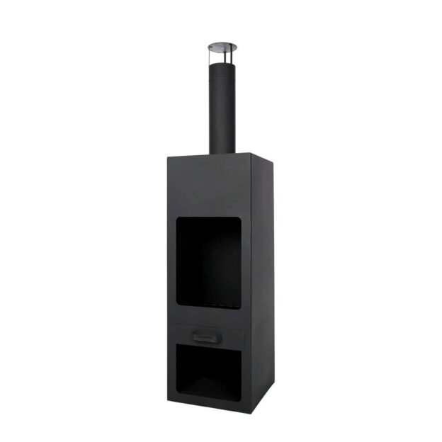 Firebox Kamin Jersey XXL SCHWARZ