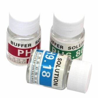 Pocket pH meter basic calibration liquid set