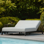 STAY Latitude chaise longue double cadre blanc