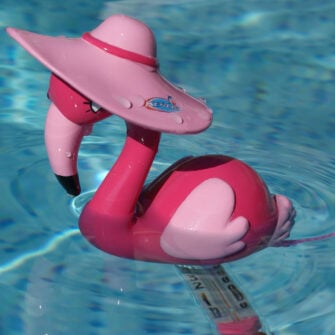 Thermomètre Flamant Rose