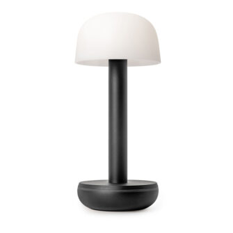 Humble Two Black mattierte Tischlampe