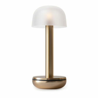 Humble Two goldmattierte Tischlampe