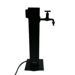 Aqualux water column with socket