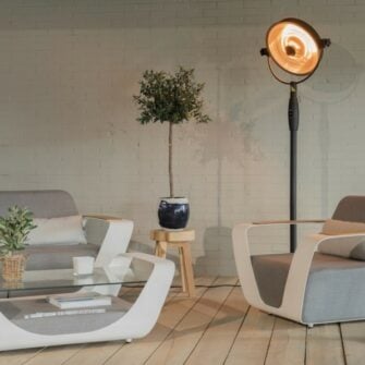 IR radiator Bright Retro Standing infrared warmer 2100 02