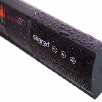 Sunred Heater Royal Diamond Dark Wall patio heater 02