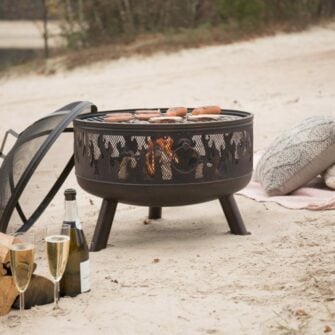 Fire pit Blazer with grill 61cm 02