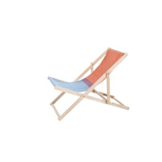 Beach chair red blue