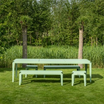 Bended design garden table 05
