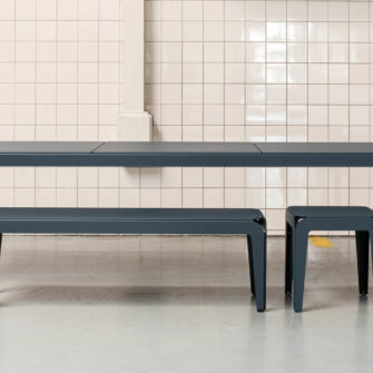 Bended design garden table 09