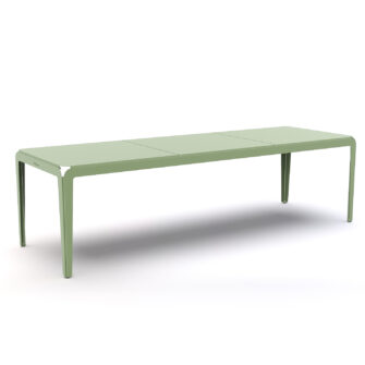 Table de jardin design courbée 270 verte