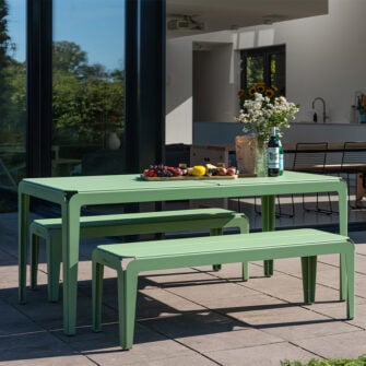 Bended design garden table set