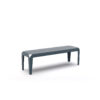 Banc de table de jardin courbé 01