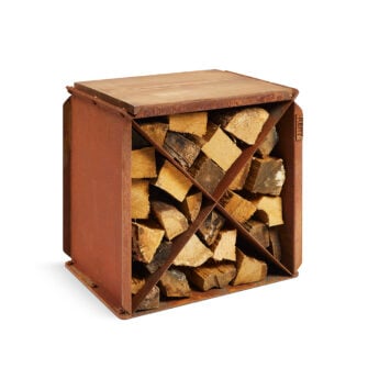 BloX wood storage with seat