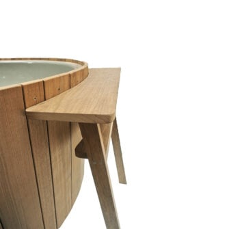 Dutchtub wood side table