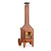 Reny Bijuga outdoor fireplace with wheels