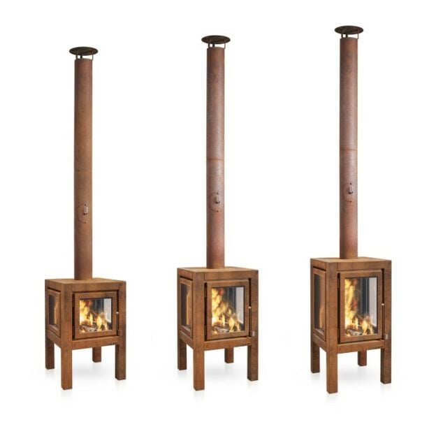 Reny Quaruba outdoor fireplace