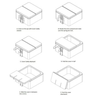 Spa-Abdeckung Caddy 08