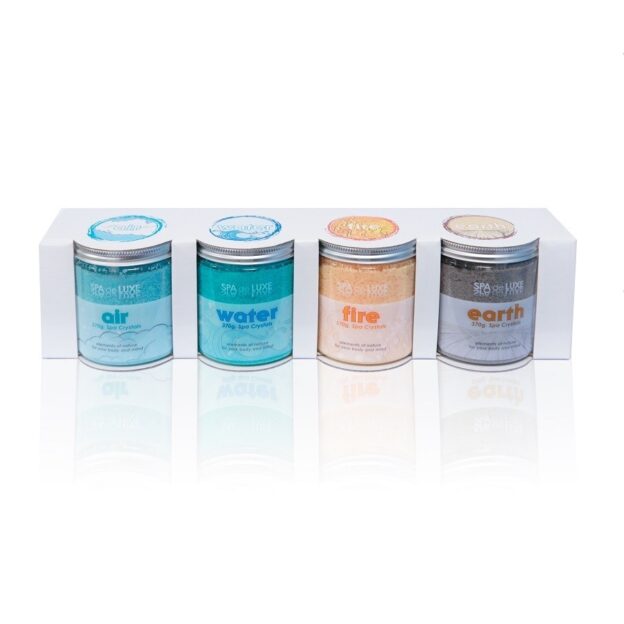 Spa de luxe crystal bath aroma