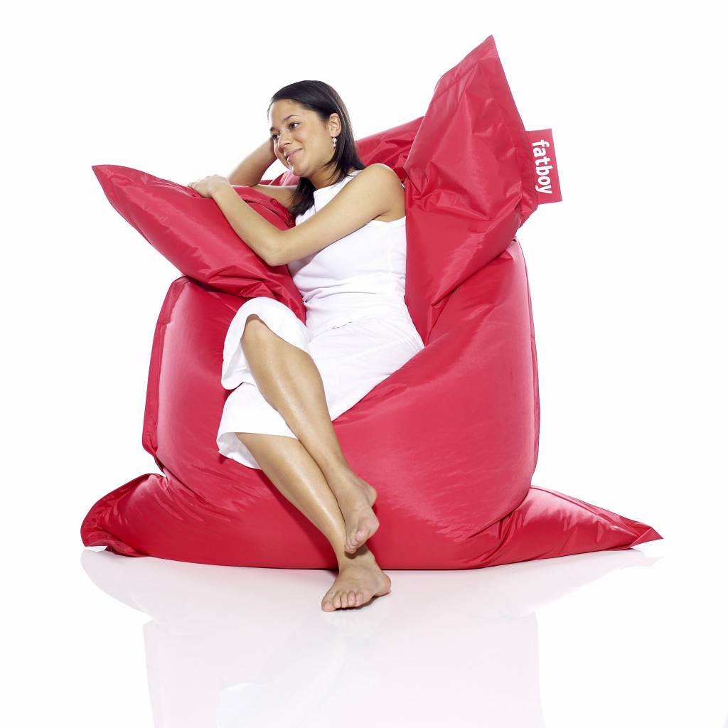 Fatboy Original Iconic bean bag in fabric for indoor use.