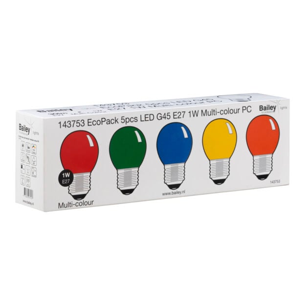 Stechkabel LED-Girlande Lampenfarbe 1W BOX 5St