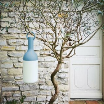Elo outdoor table lamp blue