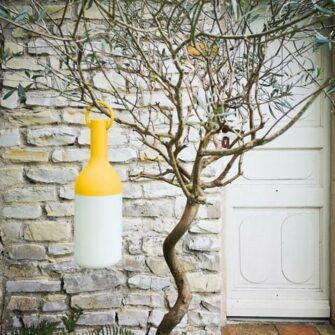 Elo outdoor table lamp yellow
