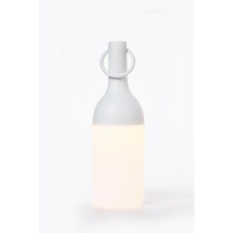 Elo outdoor table lamp white on