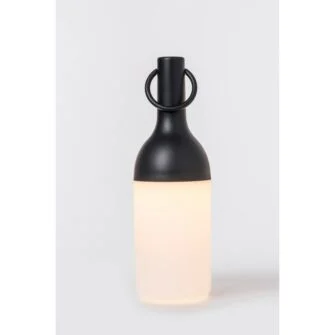 Lampe de table d'extérieur Elo noir sur