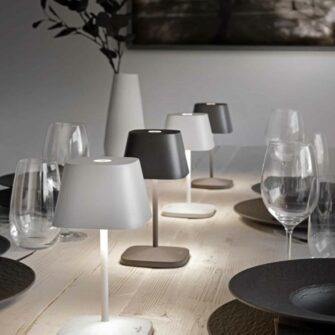 Naples 2 aluminum table lamps