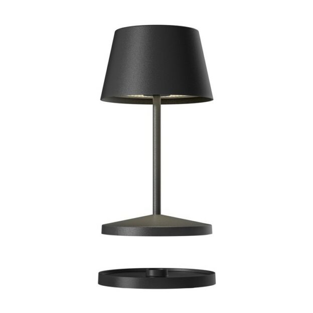 Seoul 2 aluminum table lamp black