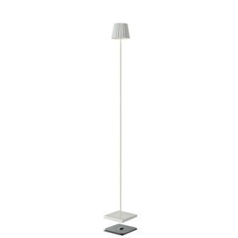Troll staande lamp wit