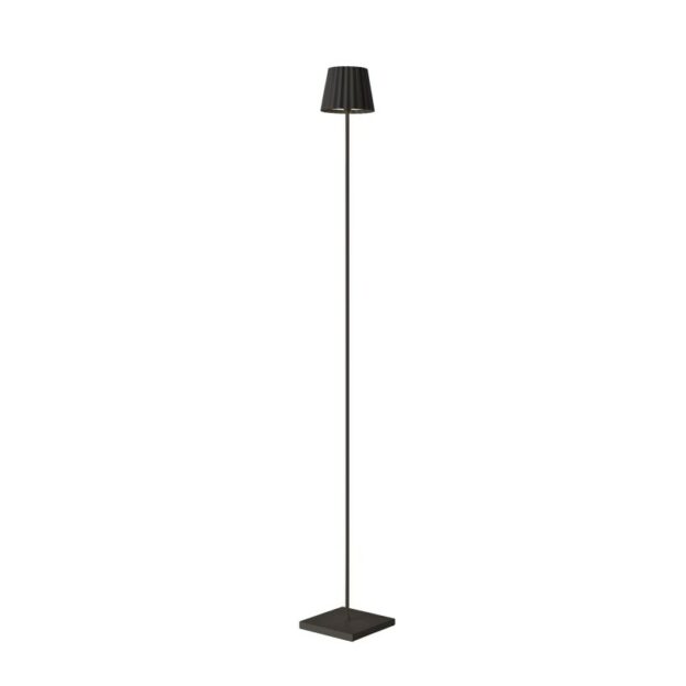 Troll staande lamp zwart