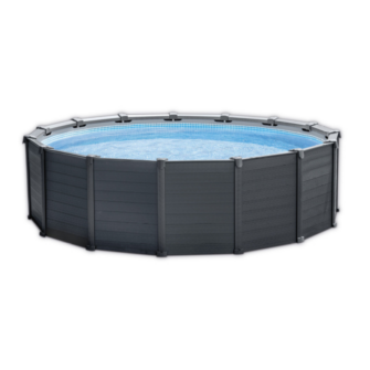 Piscine à panneaux en graphite Intex