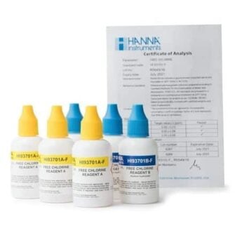 Hanna liquid free chlorine reagents for photometer