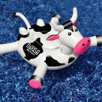 Aufblasbare Matratze der verrückten Kuh