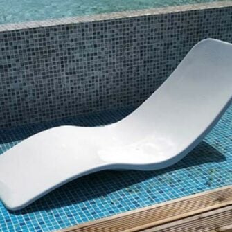 Chaise longue de luxe neuve